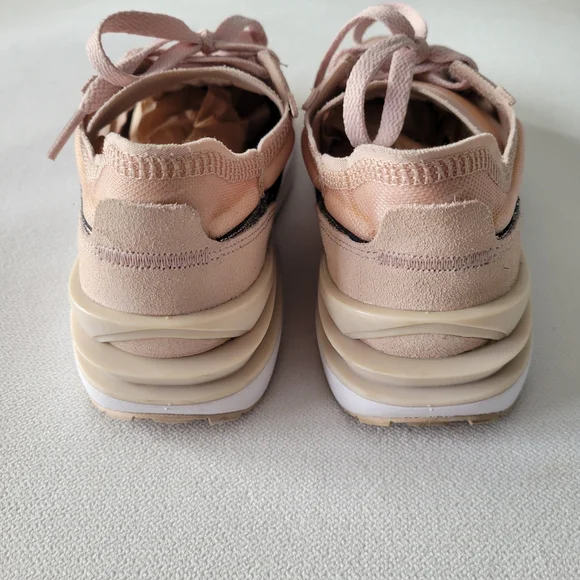 NIKE Waffle One Blush Pink Fossil Stone Leopard Sneakers - Picture 6 of 6